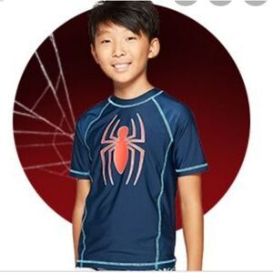 NWT sz small spiderman rashguard